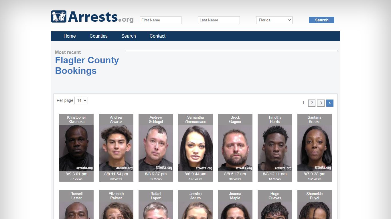 Flagler County Arrests and Inmate Search